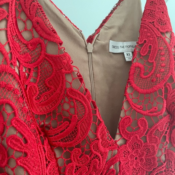 Dress the Population lace midi dress - Picture 9 of 12